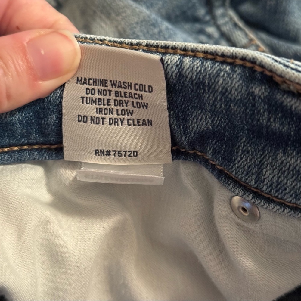 BKE Denim Buckle Parker Universal Fit High Rise Distressed Jeans Womens Size 26 - Picture 7 of 11